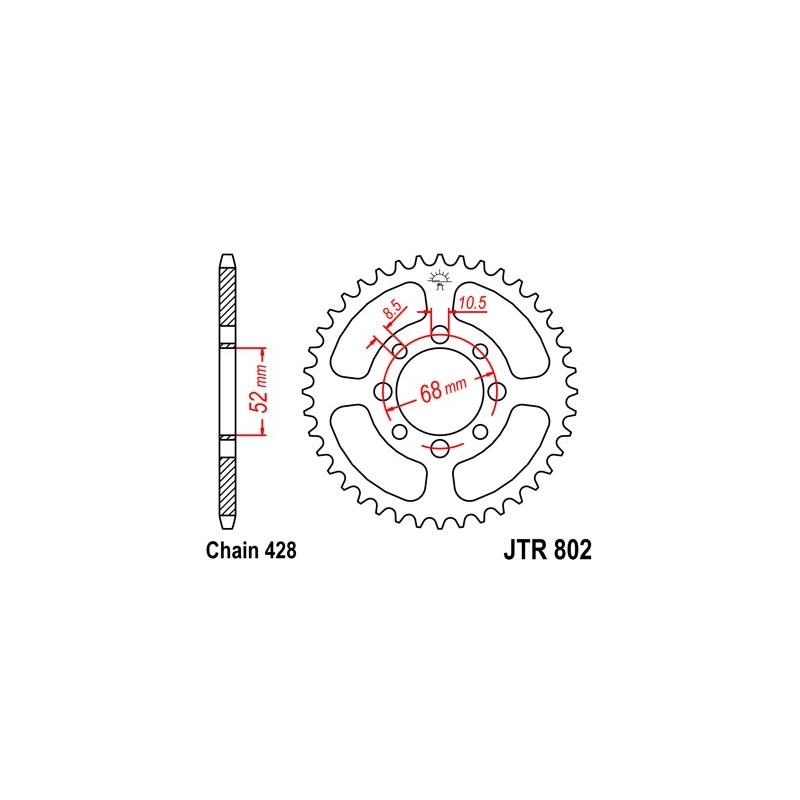 Ketten Rad JT 32T, 428