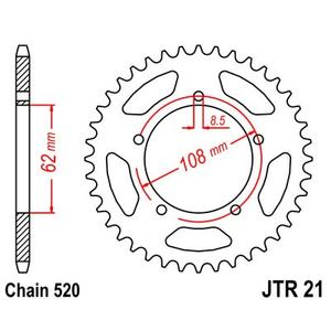 Ketten Rad JT JTR 21-40 40T, 520
