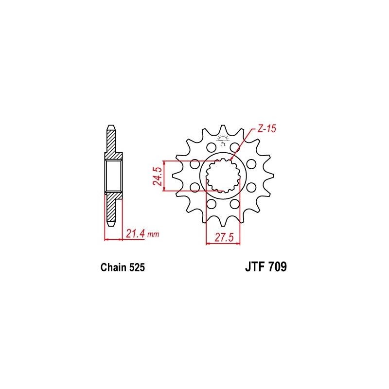 Ritzel JT 17T, 525