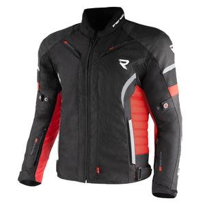 Motorradjacke Street Racer Evans schwarz-rot