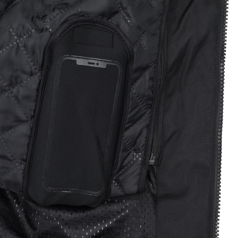 Motorradjacke RSA Compact 2 schwarz-grau-orange