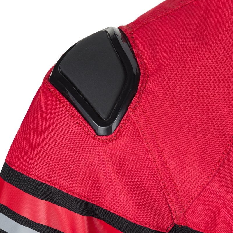 RSA Compact 2 EVO Motorradjacke schwarz-grau-rot