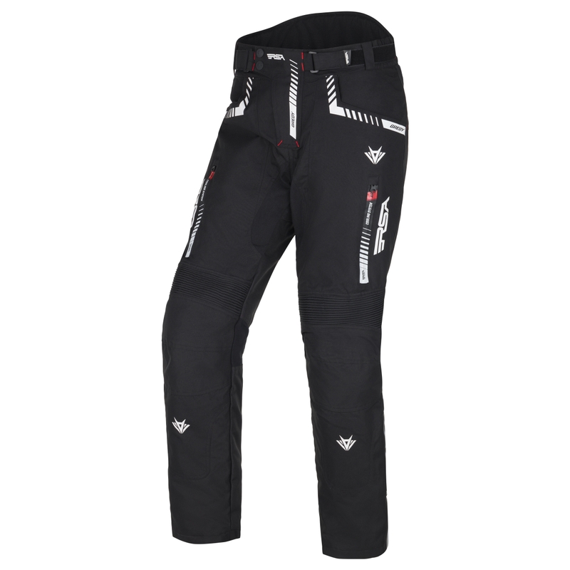 RSA Greby 2 schwarz-weiße Motorradhose