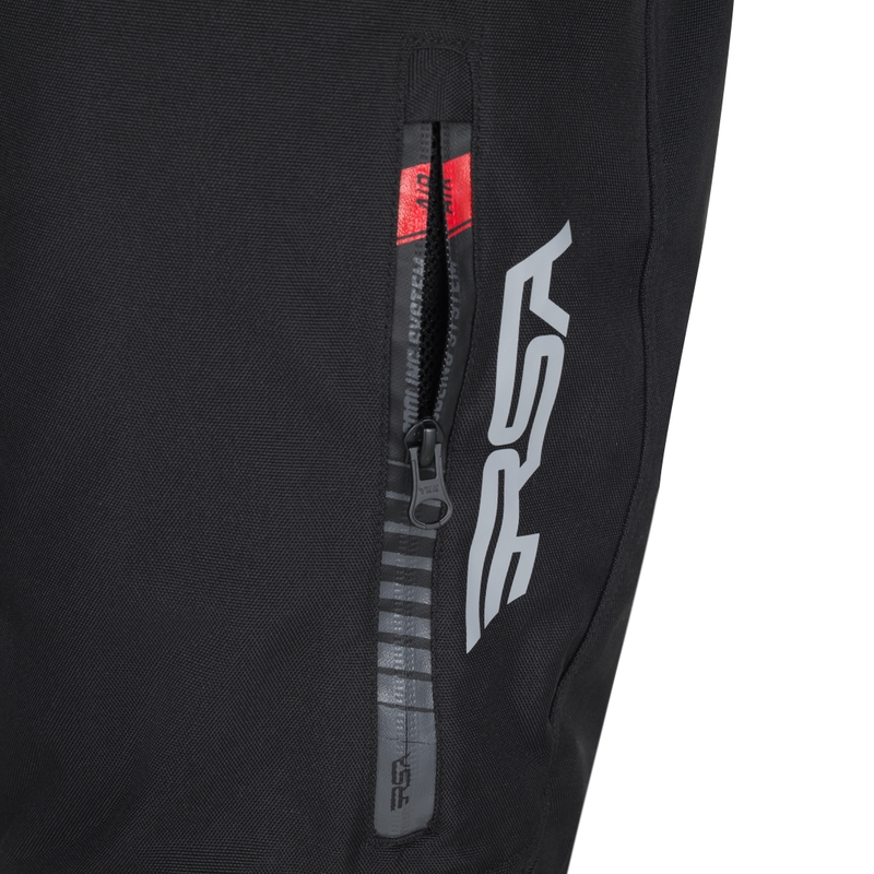 RSA Greby 2 Schwarz-Weiß Motorradhose für Damen