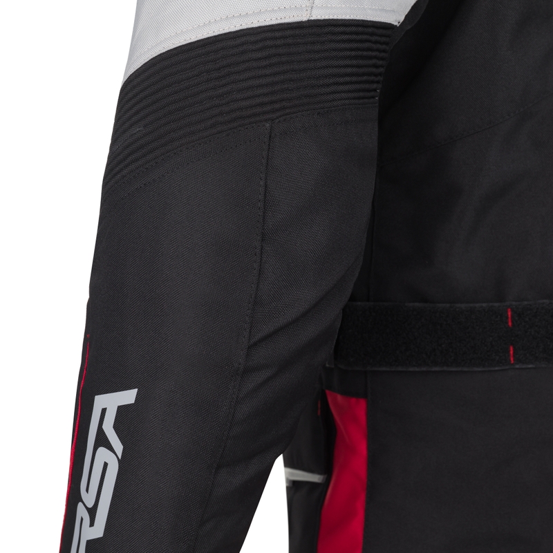 Motorradjacke RSA EXO 2 schwarz-grau-rot