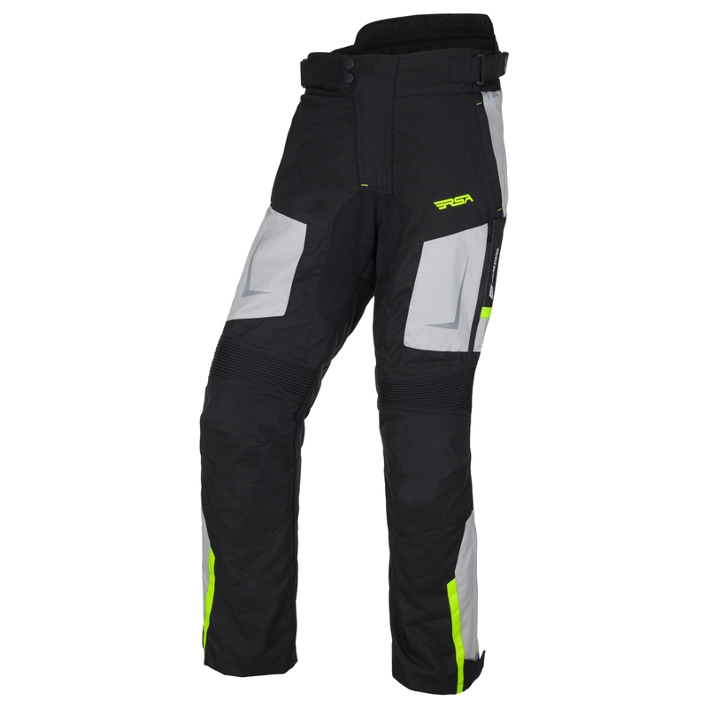 RSA EXO 2 Motorradhose schwarz-grau-fluo gelb
