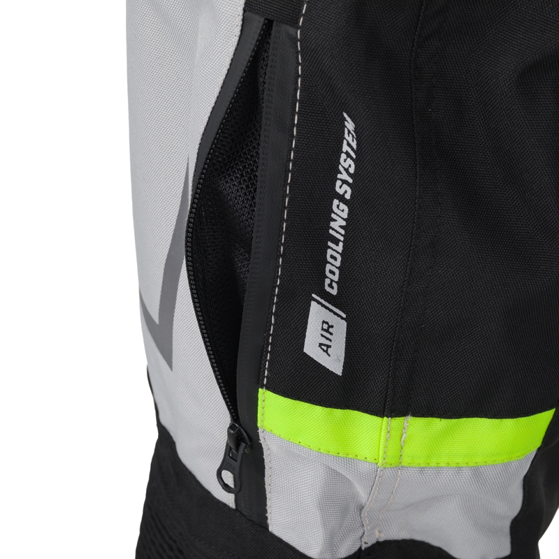 RSA EXO 2 Motorradhose schwarz-grau-fluo gelb