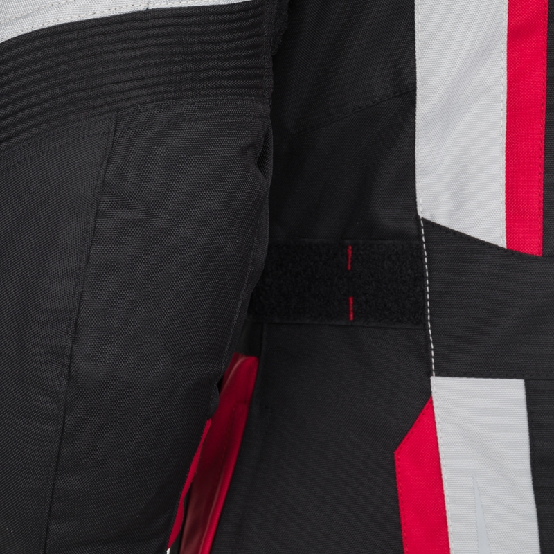 Damen Motorradjacke RSA EXO 2 schwarz-grau-rot