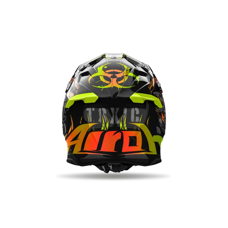 Airoh Twist 3 Toxic Motocrosshelm schwarz-orange