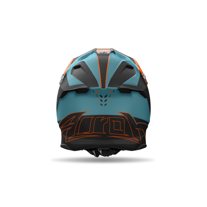 Motocross-Helm Airoh Twist 3 Shard mattorange