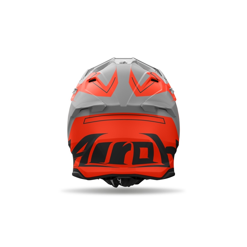 Motocross-Helm Airoh Twist 3 Dizzy matt fluo orange