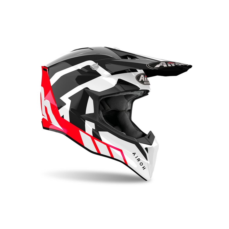 Airoh Wraaap Reloaded Motocross-Helm glänzend rot