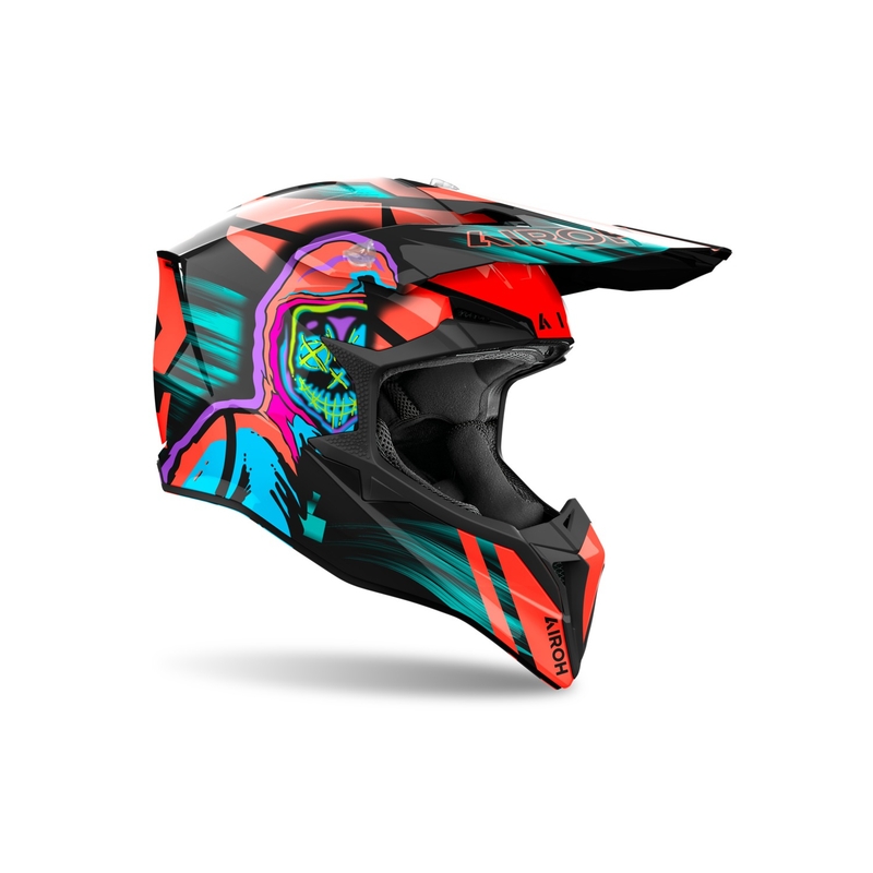 Airoh Wraaap Cyber Motocrosshelm glänzend orange