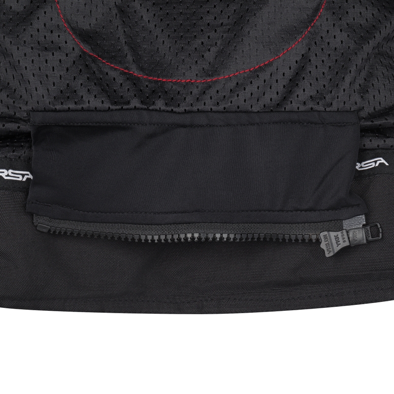 Damen RSA Bolt Schwarz-Weiß-Fluo Gelb Motorradjacke