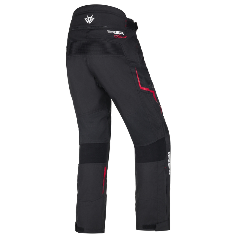 RSA Bolt Motorradhose schwarz-weiß-rot