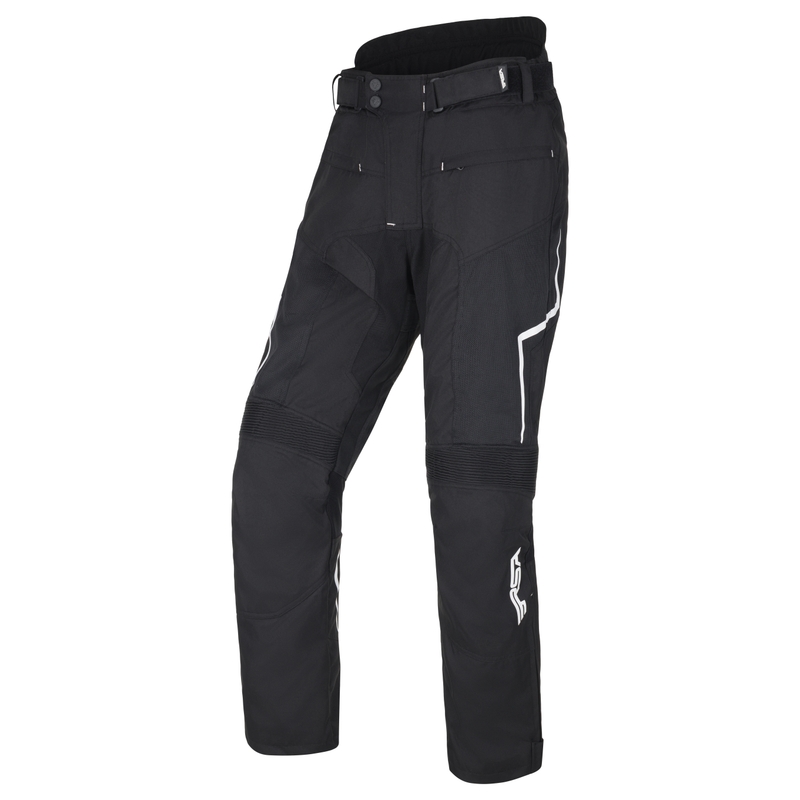 RSA Bolt Motorradhose schwarz/weiß