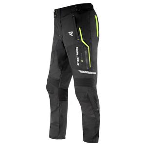 Motorradhose Street Racer Flex EVO schwarz-fluo gelb