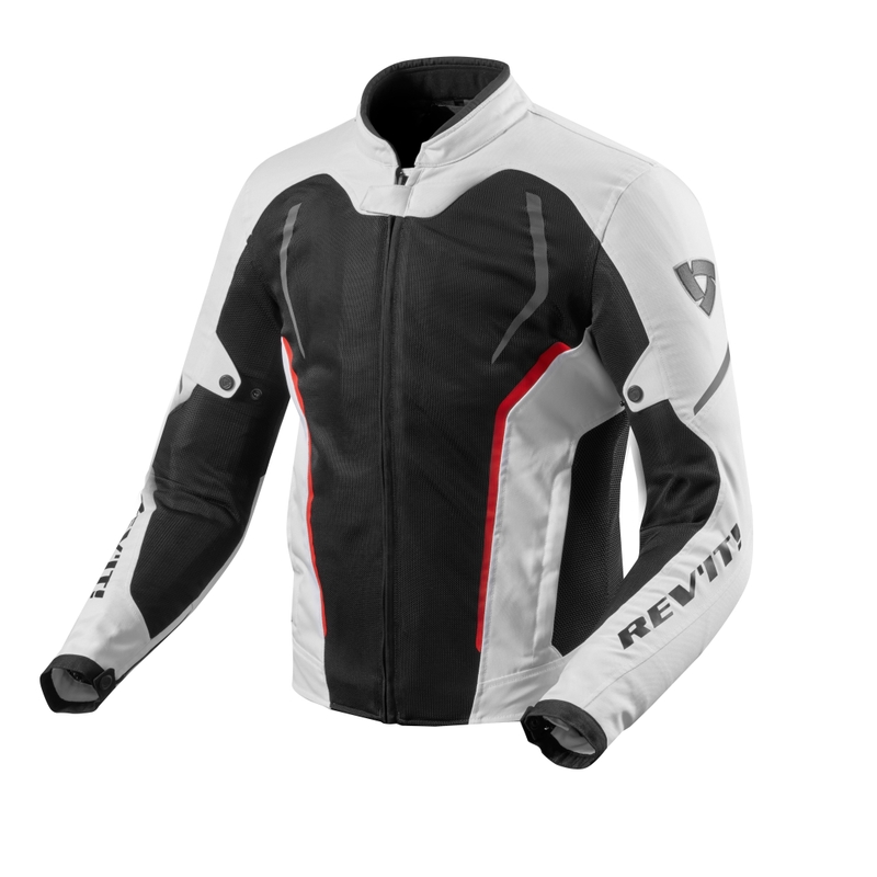 Motorradjacke Revit GT-R Air 2 weiß-schwarz Ausverkauf