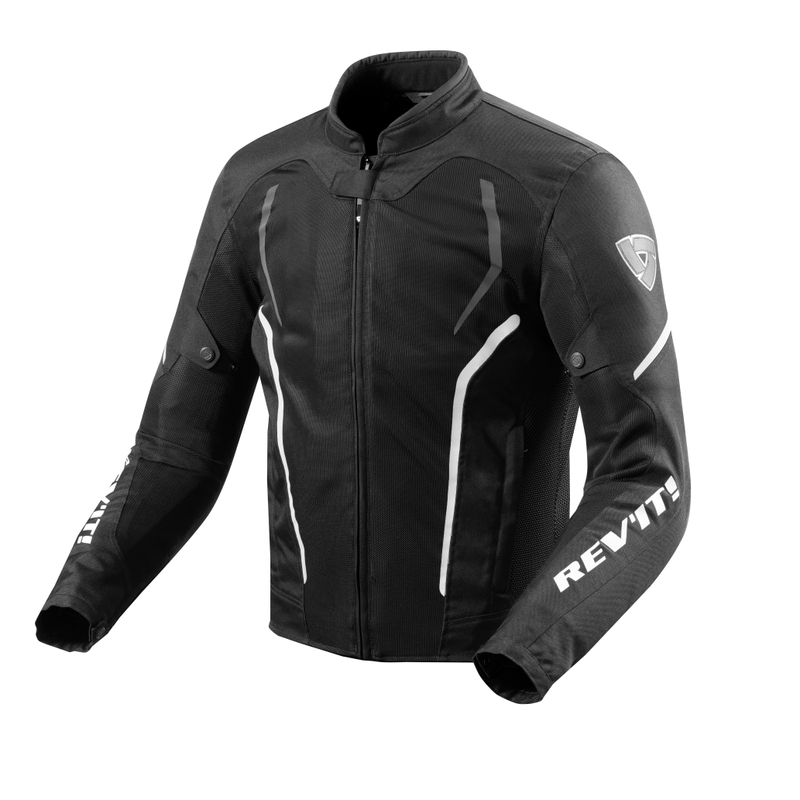Revit GT-R Air 2 schwarz und weiß Motorradjacke Ausverkauf