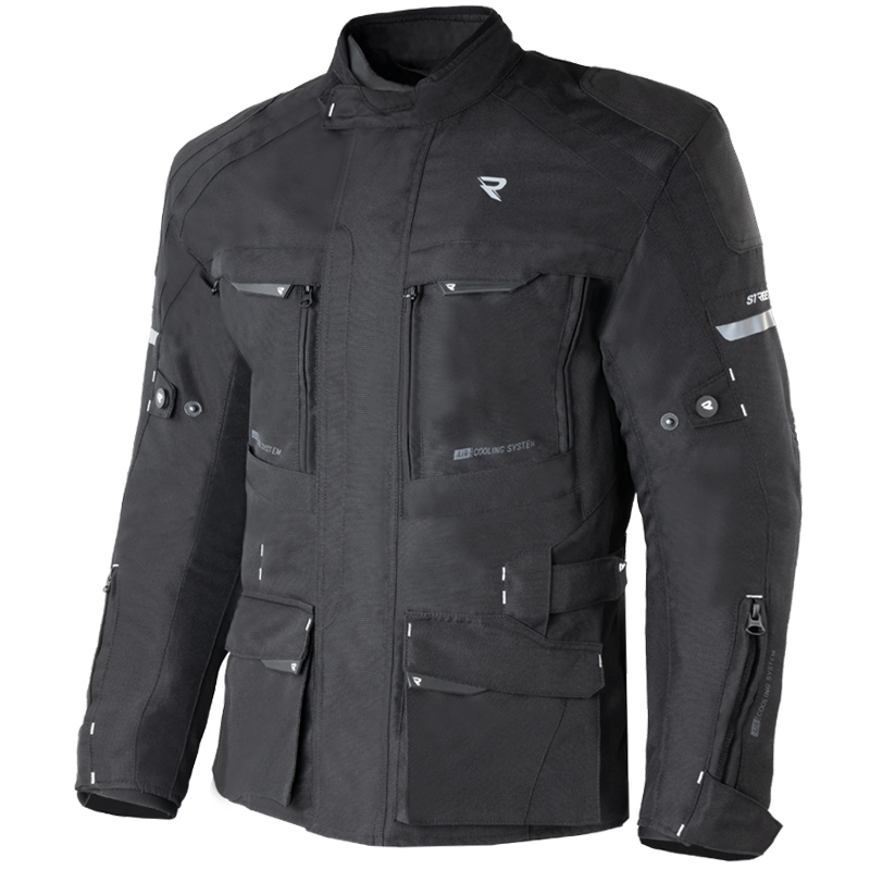 Street Racer Rocket Motorradjacke schwarz