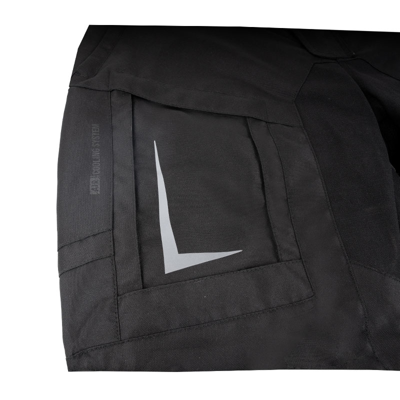 Motorradhose Street Racer Hilax schwarz