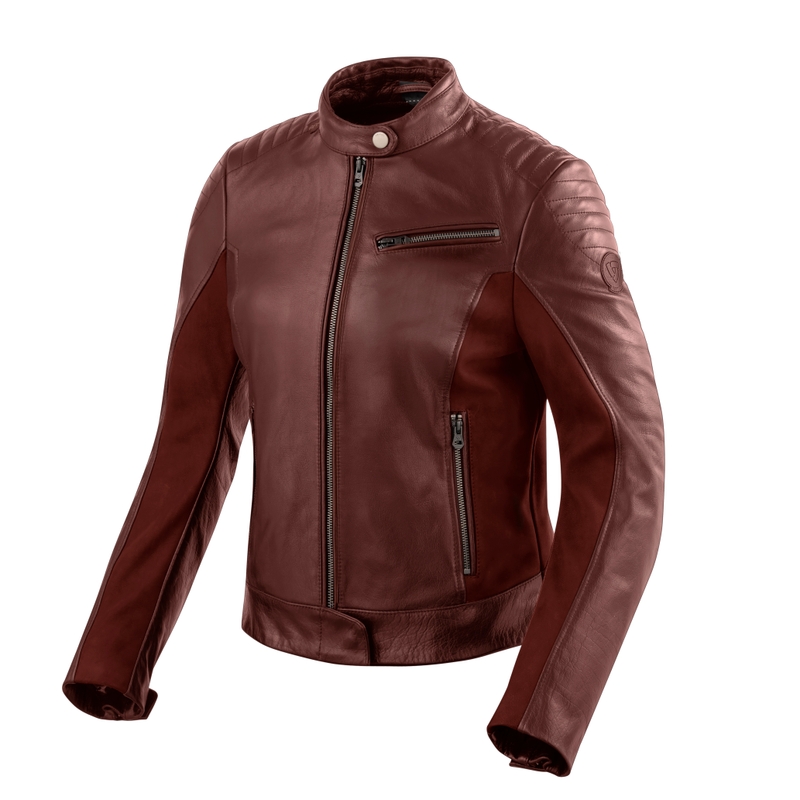 Revit Clare rote Damen-Motojacke