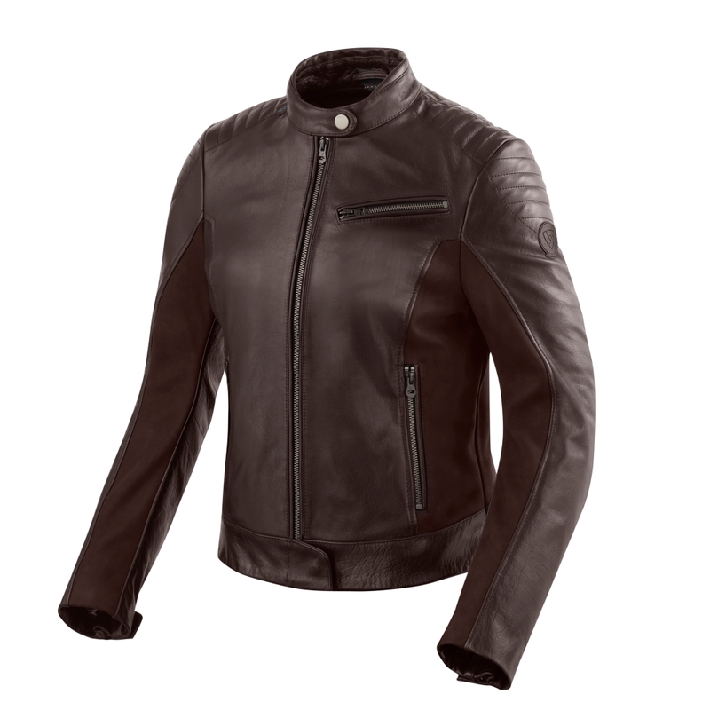 Dámská moto bunda Revit Clare hnědá