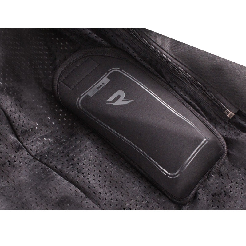 Evans Street Racer Motorradjacke Schwarz