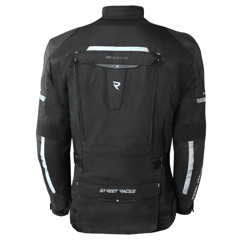 Street Racer Rocket Motorradjacke schwarz