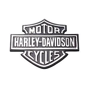 3D-Aufkleber Harley-Davidson Chrom