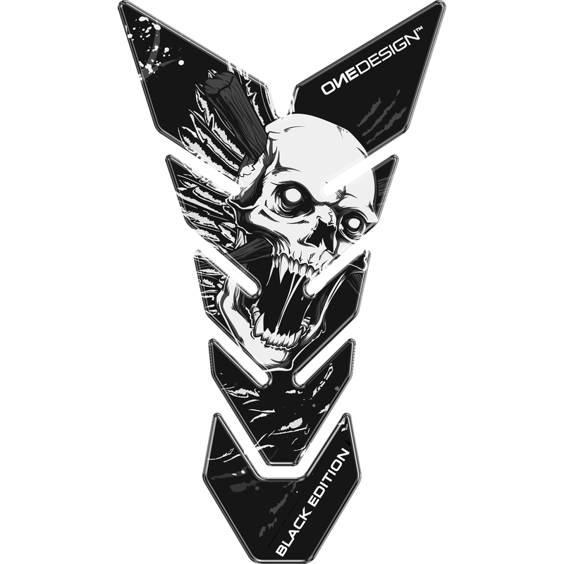 Kraftstofftankdeckel Druck - Skull 6 Ausverkauf