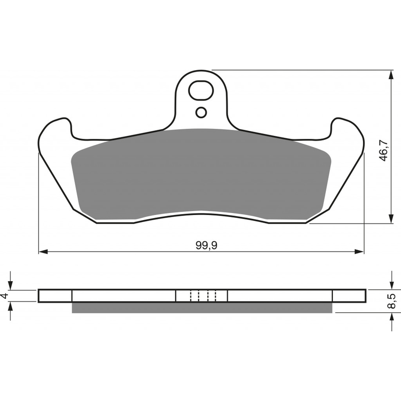 Bremsbeläge GOLDFREN AD  STREET