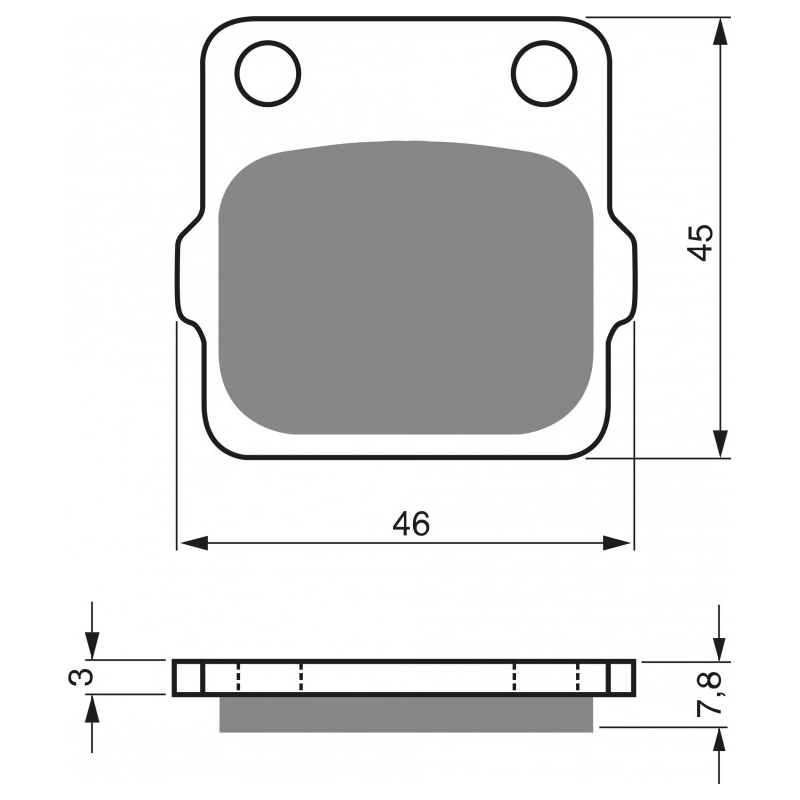 Bremsbeläge GOLDFREN AD