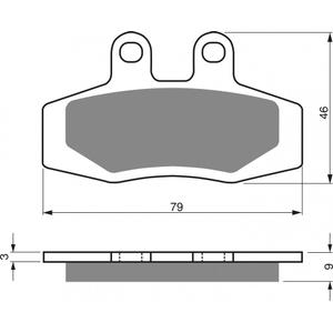 Bremsbeläge GOLDFREN 026 AD  OFF-ROAD FRONT