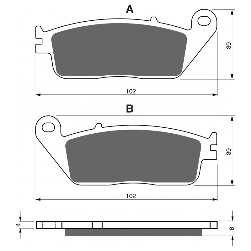 Bremsbeläge GOLDFREN S3
