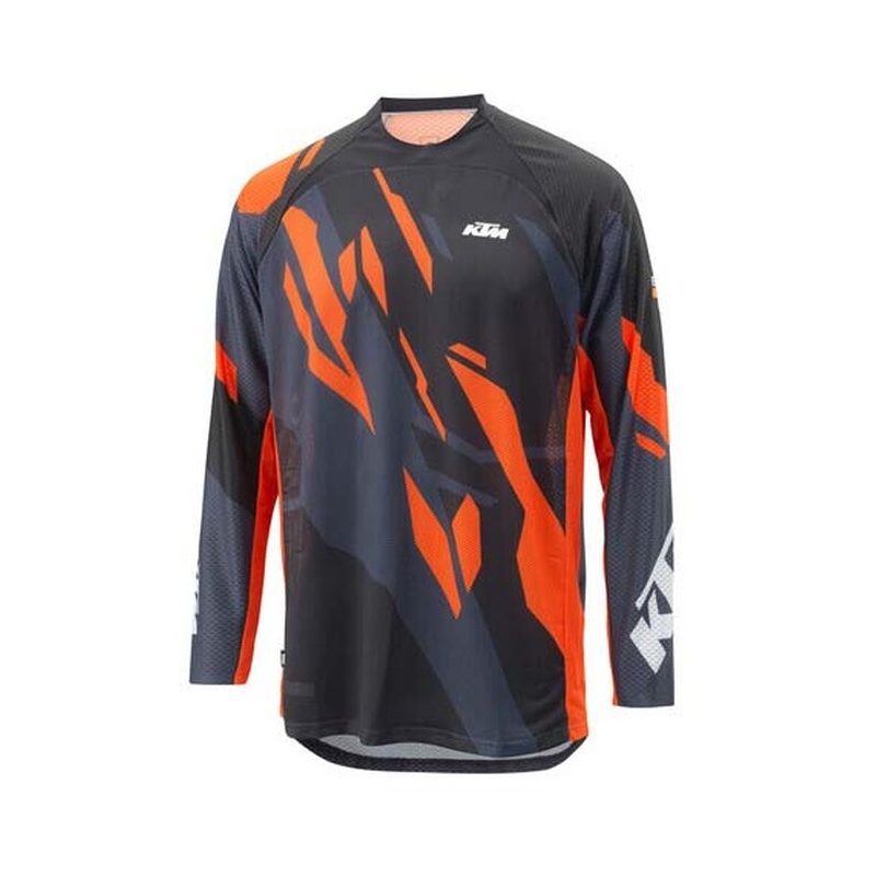 Motocross-Trikot KTM Gravity-FX Air grau-schwarz-orange