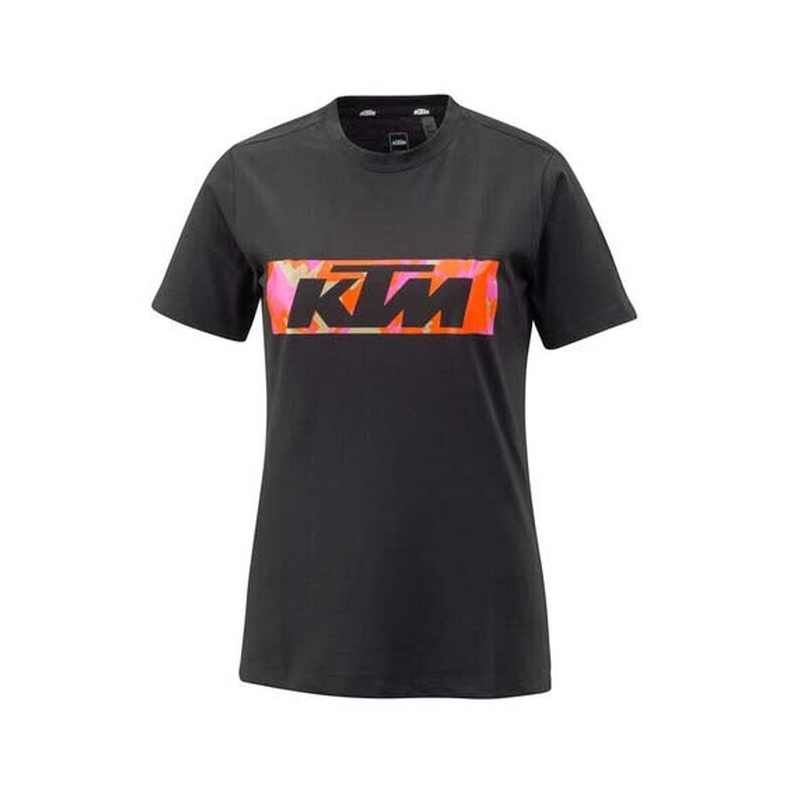 Damen KTM Camo Tee schwarz Ausverkauf