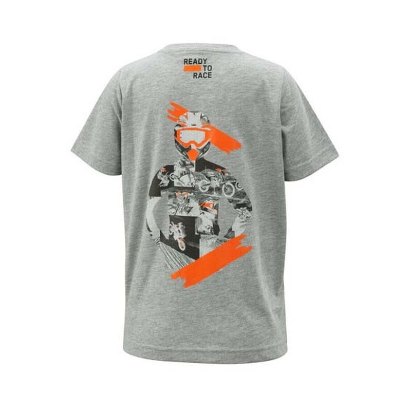 Kinder-T-Shirt KTM Hero Tee grau