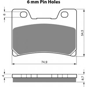 Bremsbeläge GOLDFREN 045 AD