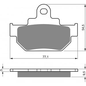 Bremsbeläge GOLDFREN 046 AD