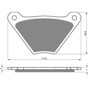 Bremsbeläge GOLDFREN 060 S3