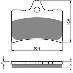 Bremsbeläge GOLDFREN 066 AD