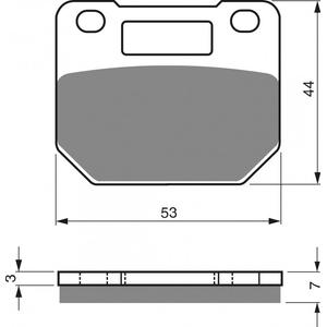 Bremsbeläge GOLDFREN 074 AD  OFF-ROAD FRONT