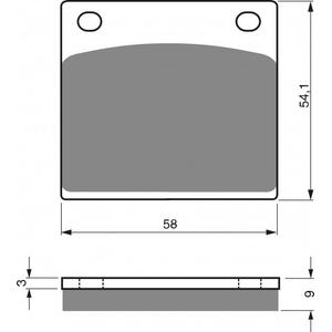 Bremsbeläge GOLDFREN 076 AD  STREET