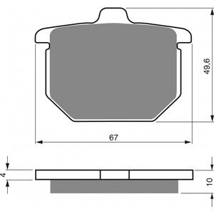 Bremsbeläge GOLDFREN 079 S3