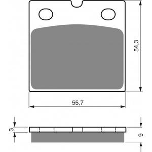 Bremsbeläge GOLDFREN 081 S3