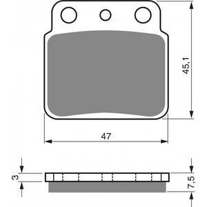 Bremsbeläge GOLDFREN 092 AD