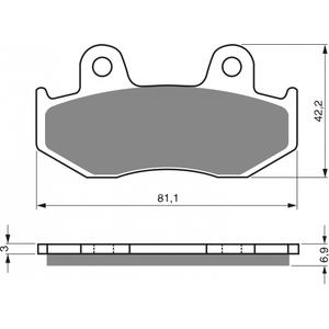 Bremsbeläge GOLDFREN 103 S3