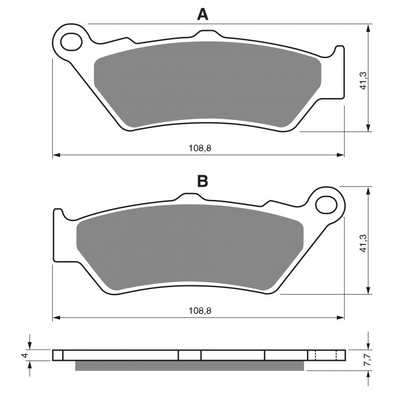 Bremsbeläge GOLDFREN AD  STREET