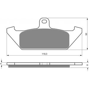 Bremsbeläge GOLDFREN 101 S3